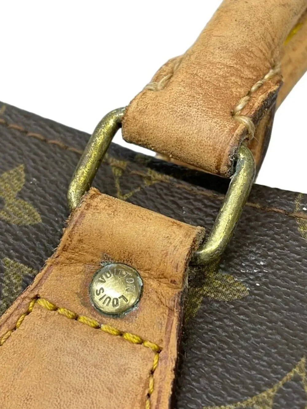 LOUIS VUITTON Sac Plat M51140 Monogram Unconfirmed Handbag Monogram Canvas